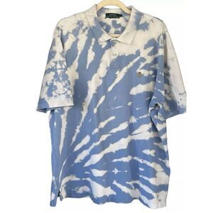 Ralph Lauren Blue Short Sleeve Polo Shirt Size XL 100% Cotton